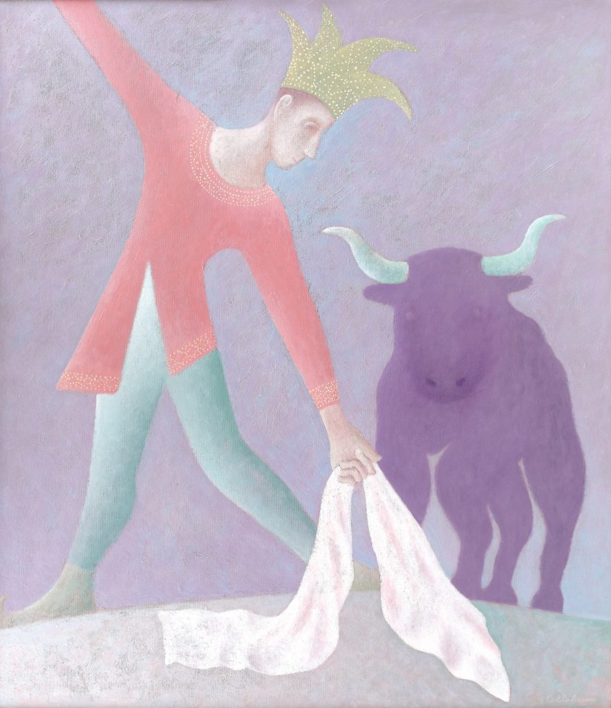 Дорин Колтофеану, „Тореадор“, 2020, маслени бои върху платно, 121 x 105 см