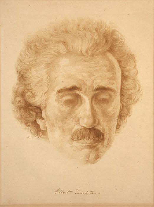 Борис Георгиев, портрет на Айнщайн