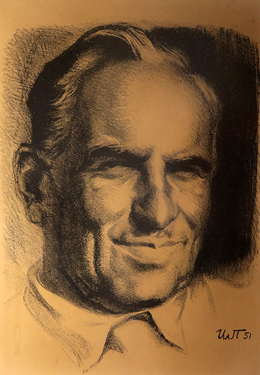 Илия Петров, Портрет на Елин Пелин 1951 г.
